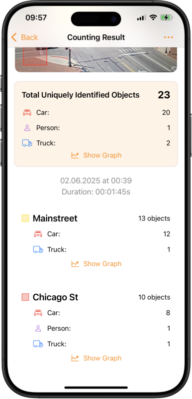 Live tracking setup