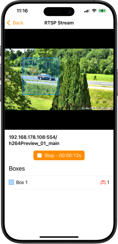 RTSP support in AI Traffic Count
